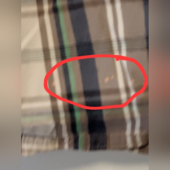 Men's Sonoma elastic waistband & drawstring shorts plaid with pockets medium - Picture 5 of 6